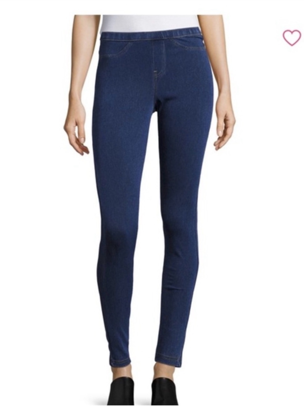 HUE Women's Denim Stretch Jeggings/Leggings